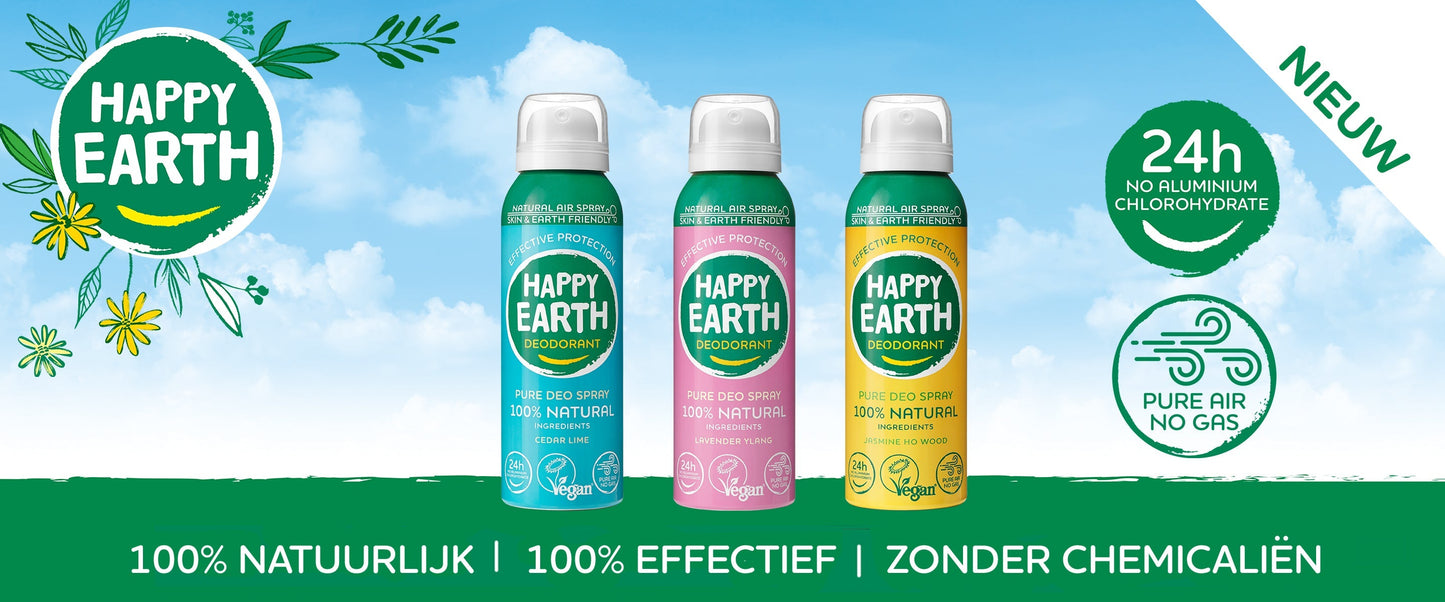 NIEUW: 100% natuurlijke deo sprays