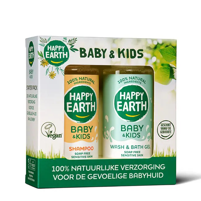 Happy Earth Baby & Kids Starter Pack 2x100ml Happy Earth