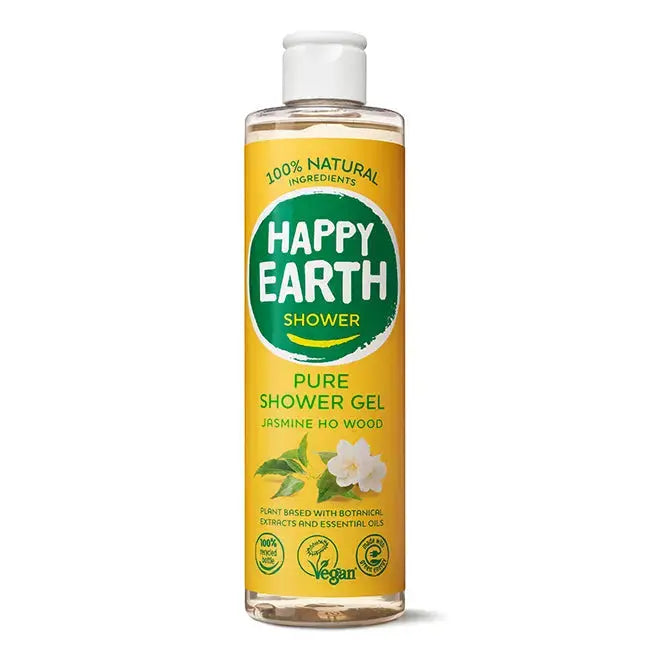 HAPPY EARTH 100% Natural Shower Gel Jasmin Ho Wood – Happy Earth