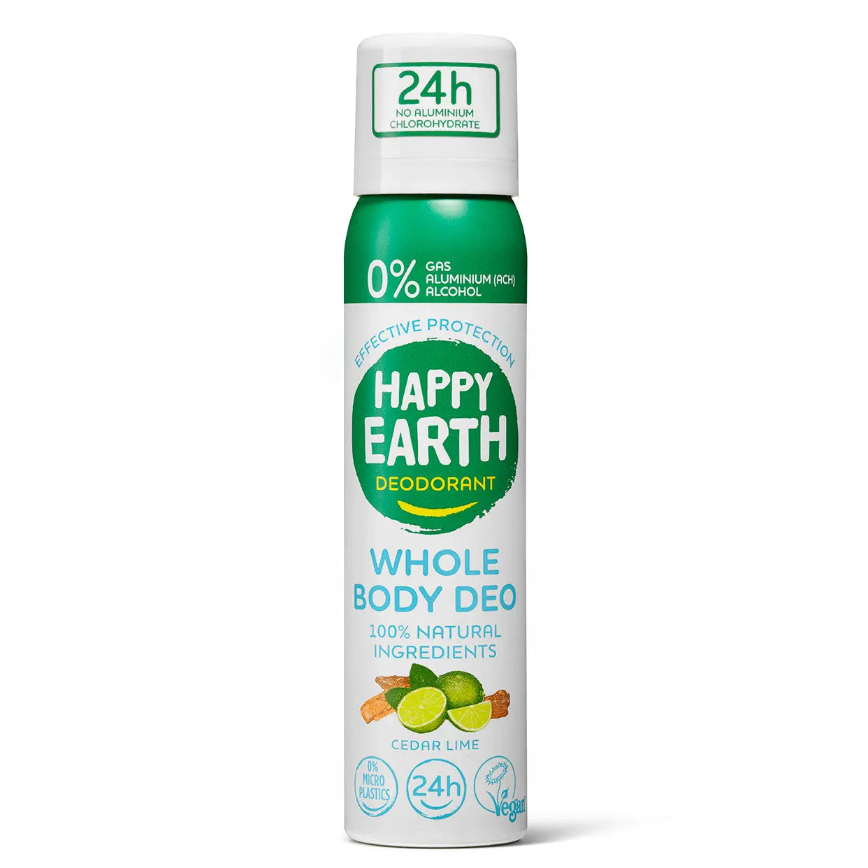 Whole Body Deo Spray Cedar Lime – Happy Earth