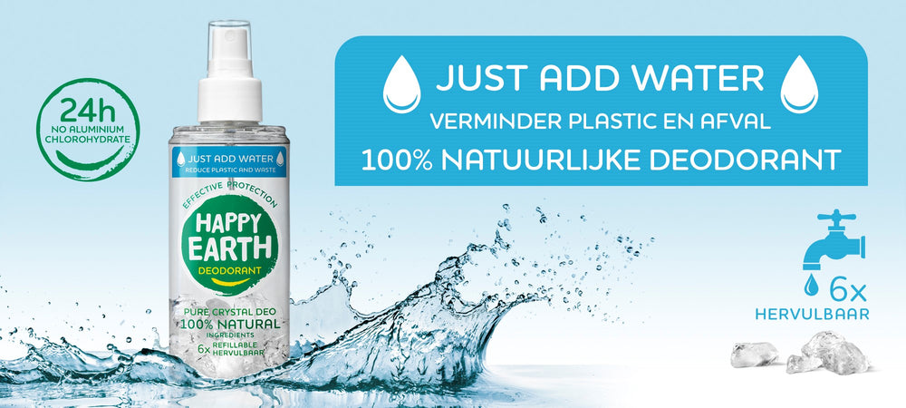 Natuurlijke deo spray Just Add Water