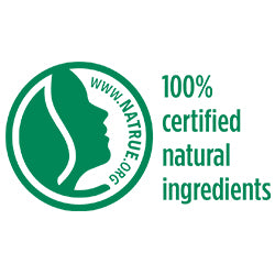 NATRUE KEURMERK: 100% NATUURLIJKE GECERTIFICEERDE INGREDIËNTEN Happy Earth