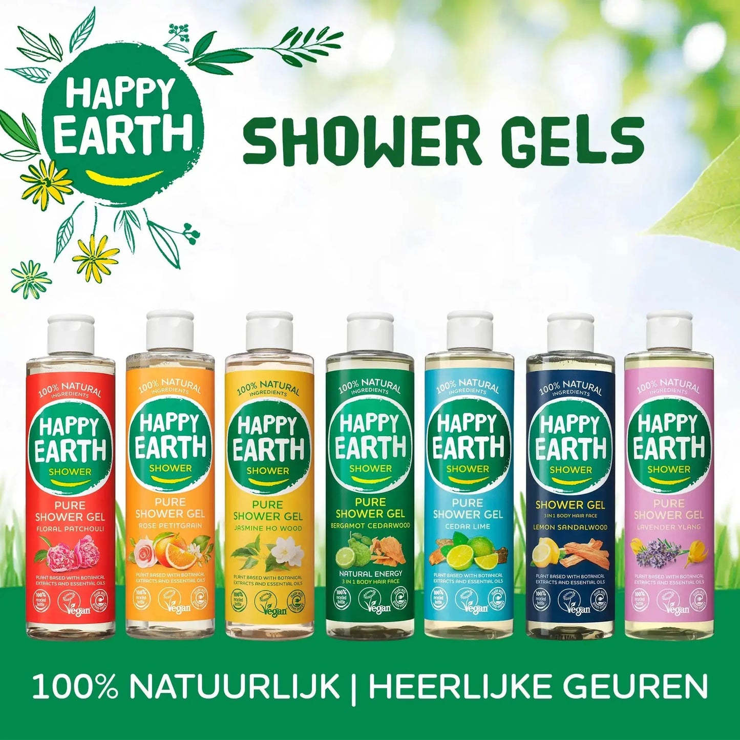 
                  
                    Bloemige Douchegels Cadeauset Happy Earth
                  
                