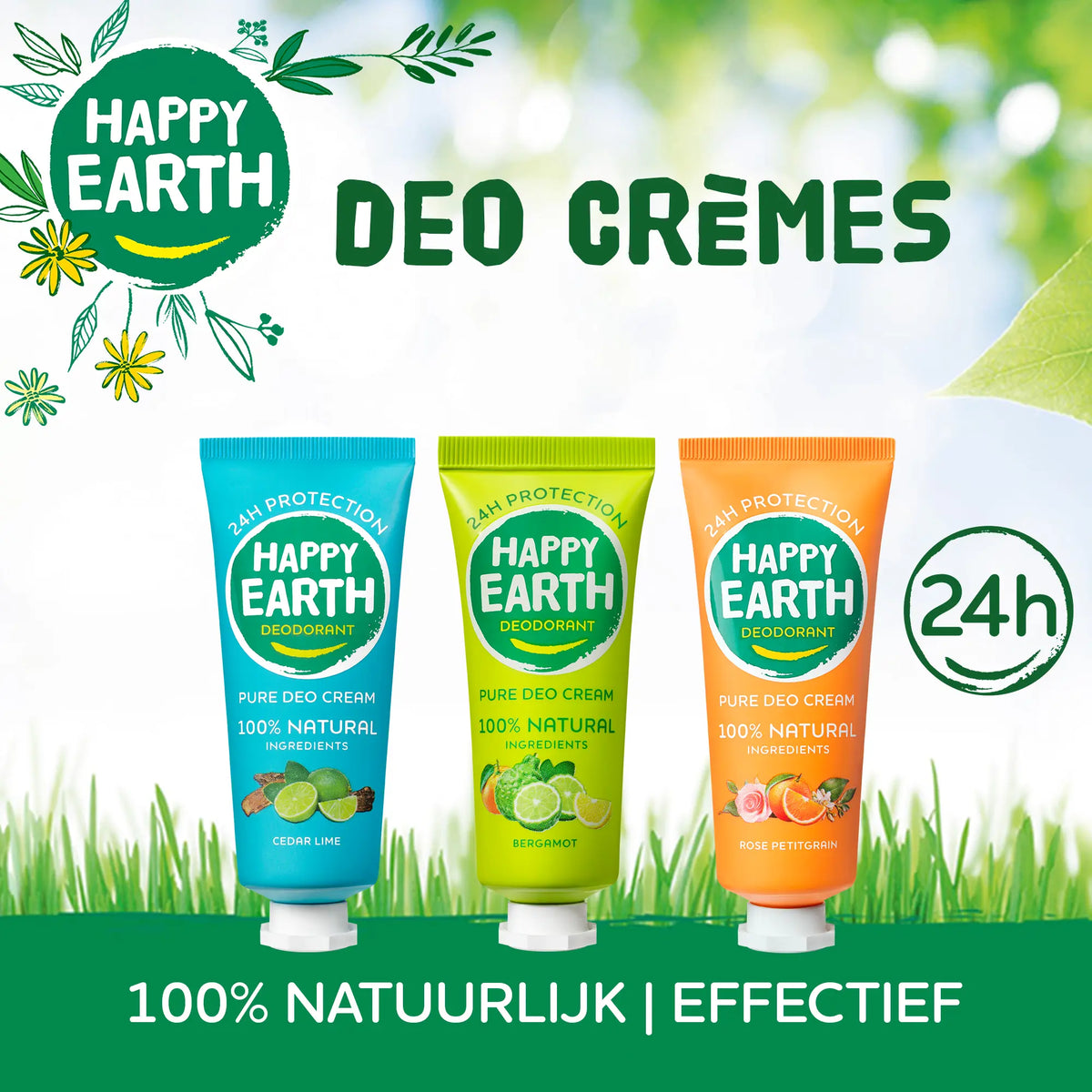 Deo Crème Voordeelbundel Happy Earth