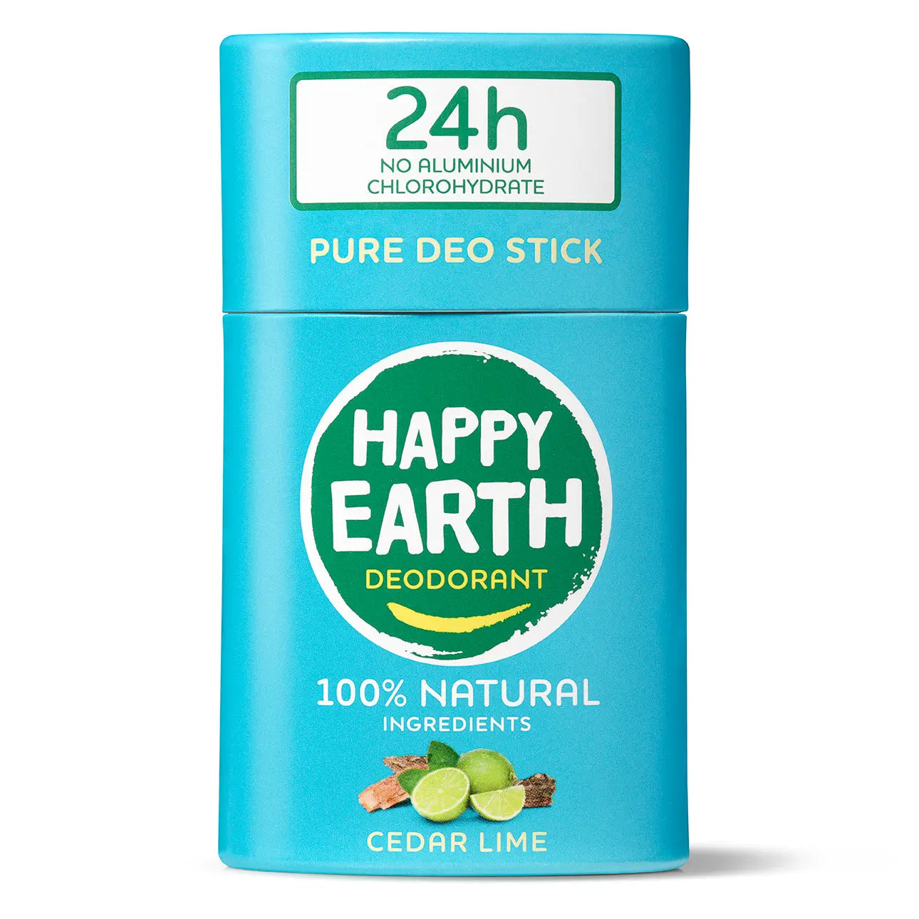 Deodorant Stick Cedar Lime Happy Earth