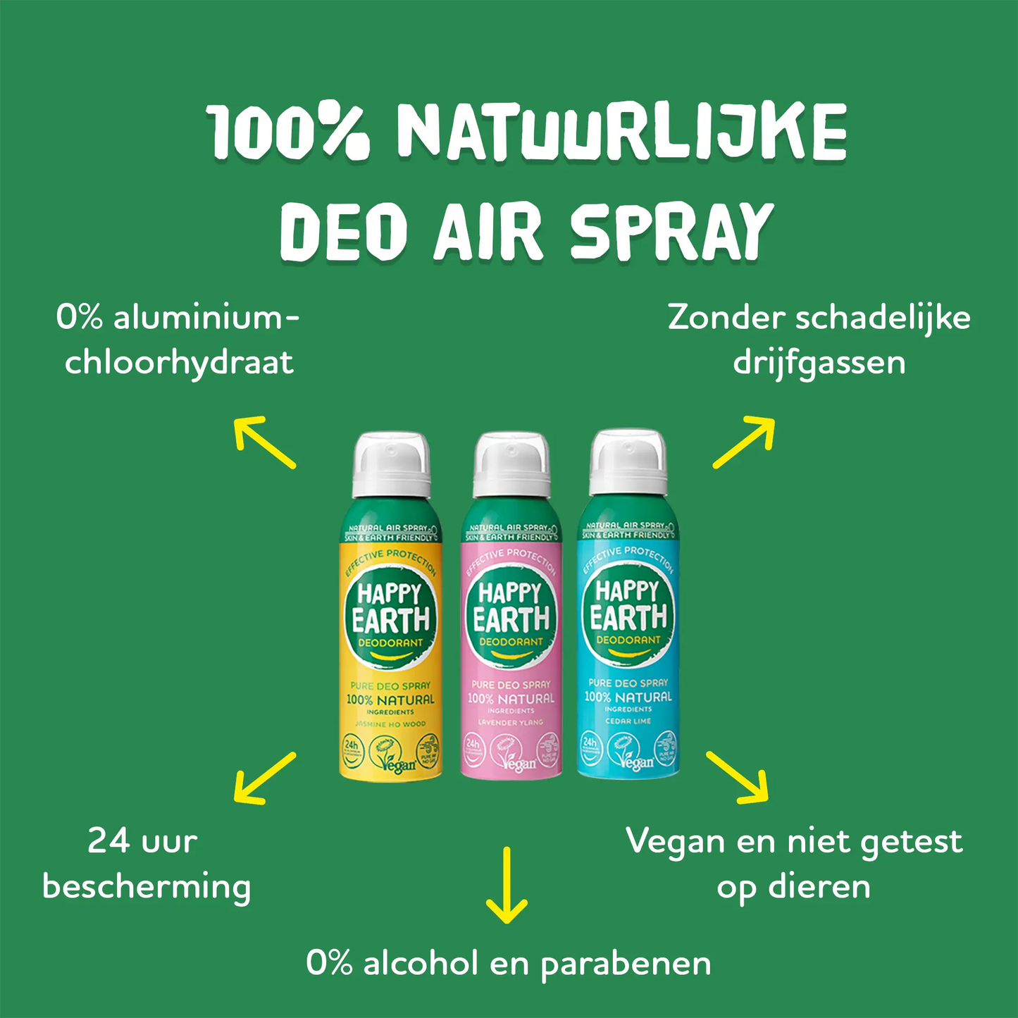
                  
                    Natuurlijke Air Deo Spray Jasmine Ho Wood Happy Earth
                  
                
