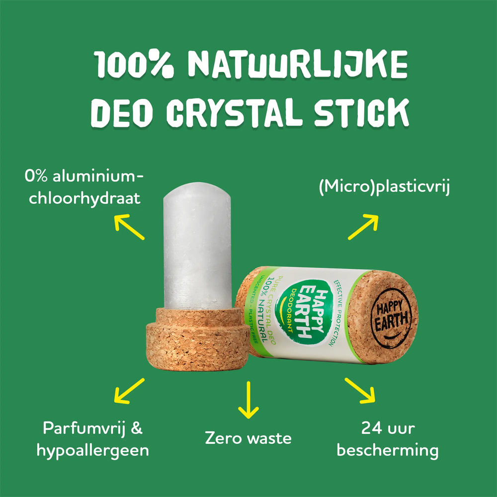 
                  
                    Natuurlijke Deodorant Crystal Stick Unscented Happy Earth
                  
                
