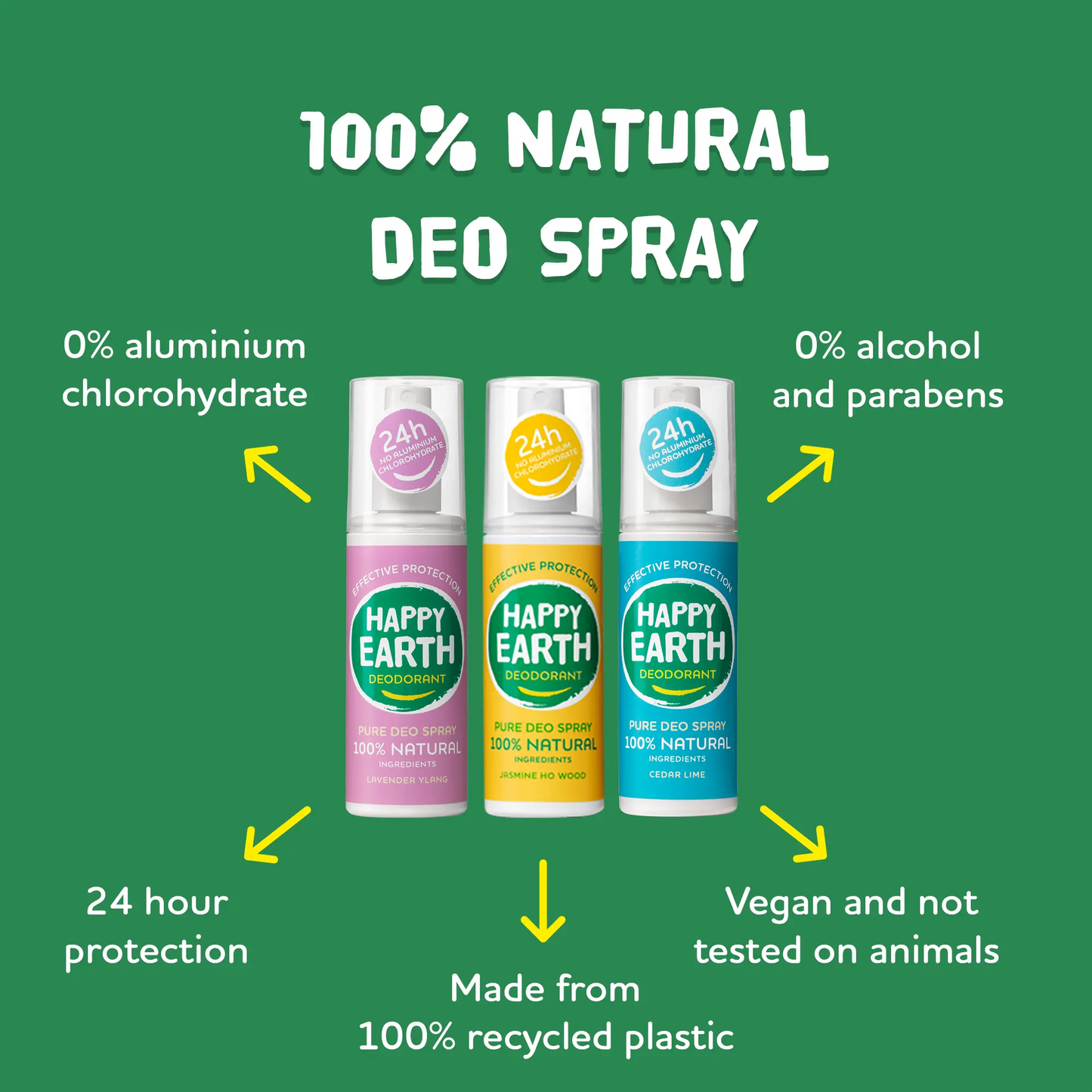 
                  
                    Natuurlijke Deodorant Spray Cucumber Matcha Happy Earth
                  
                