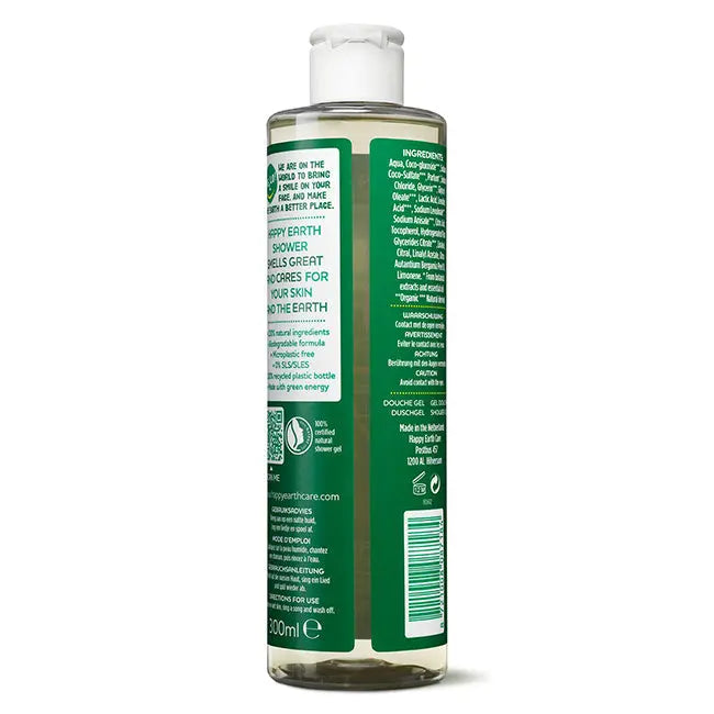 Natuurlijke Douchegel Bergamot Cedarwood Happy Earth