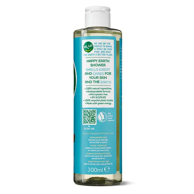 Natuurlijke Douchegel Cedar Lime Happy Earth