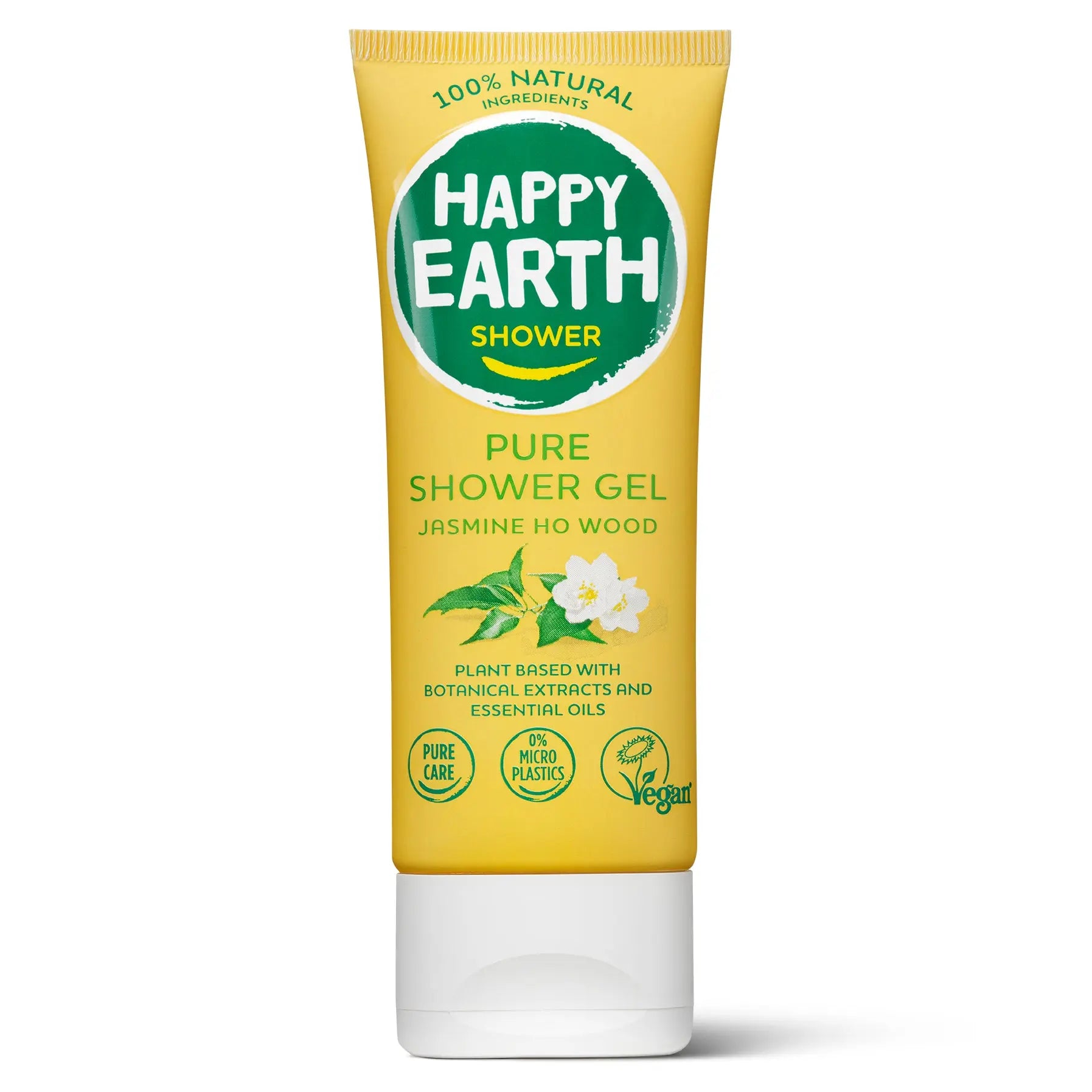 HAPPY EARTH 100% Natural Shower Gel Jasmine Ho Wood – Happy Earth