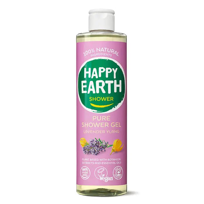 Natuurlijke Douchegel Lavender Ylang Happy Earth