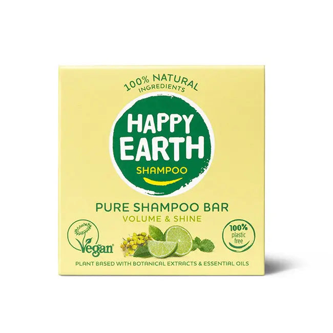 Plasticvrije Shampoo Bar Volume & Shine Happy Earth