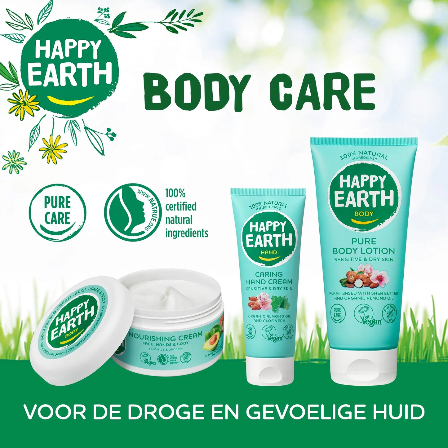 
                  
                    Verzorgende handcrème Happy Earth
                  
                