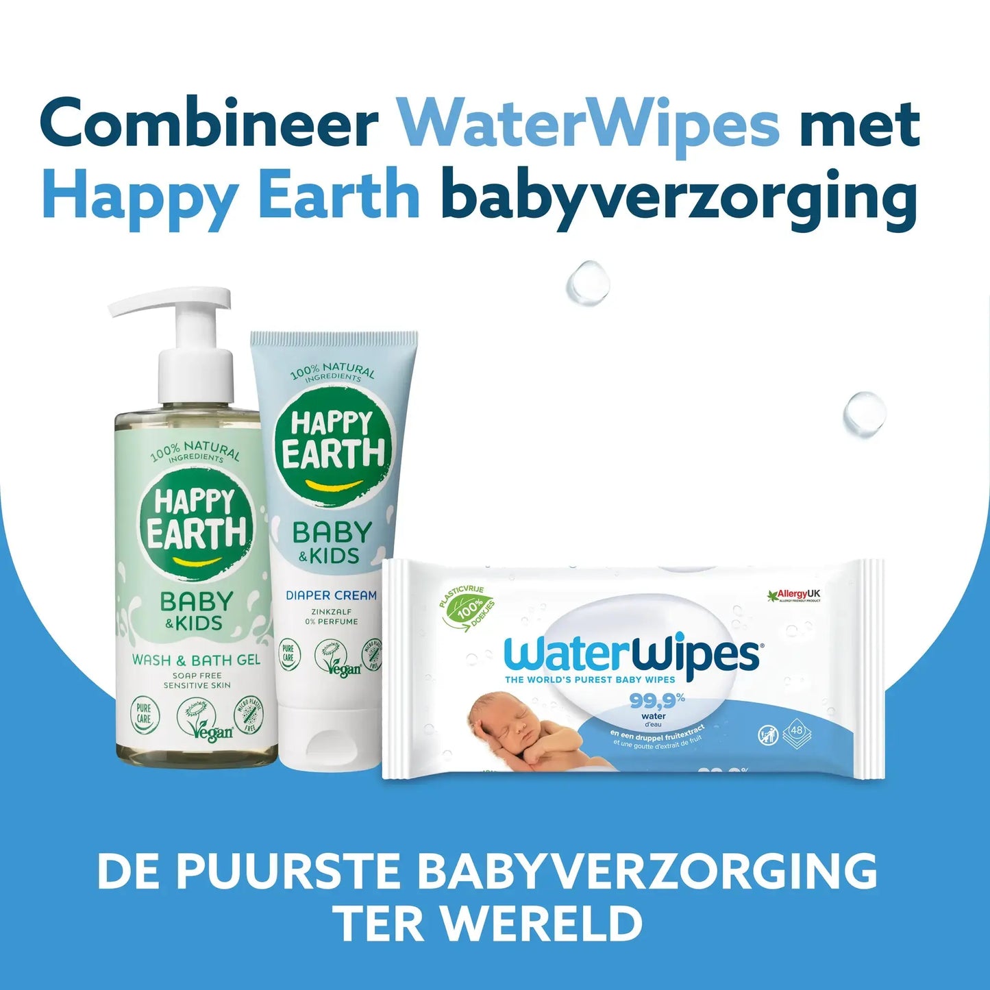 
                  
                    WaterWipes Babydoekjes 60 stuks Happy Earth
                  
                