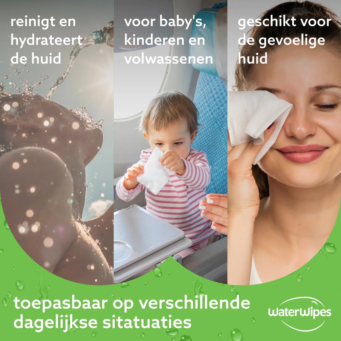 
                  
                    WaterWipes Hydraterende Doekjes Aloë Vera (48 Doekjes) Happy Earth
                  
                