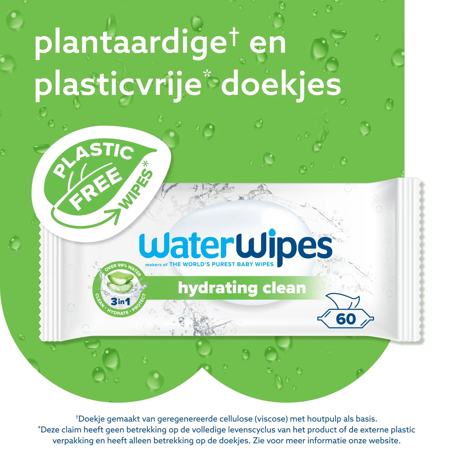 
                  
                    WaterWipes Hydraterende Doekjes Aloë Vera (48 Doekjes) Happy Earth
                  
                
