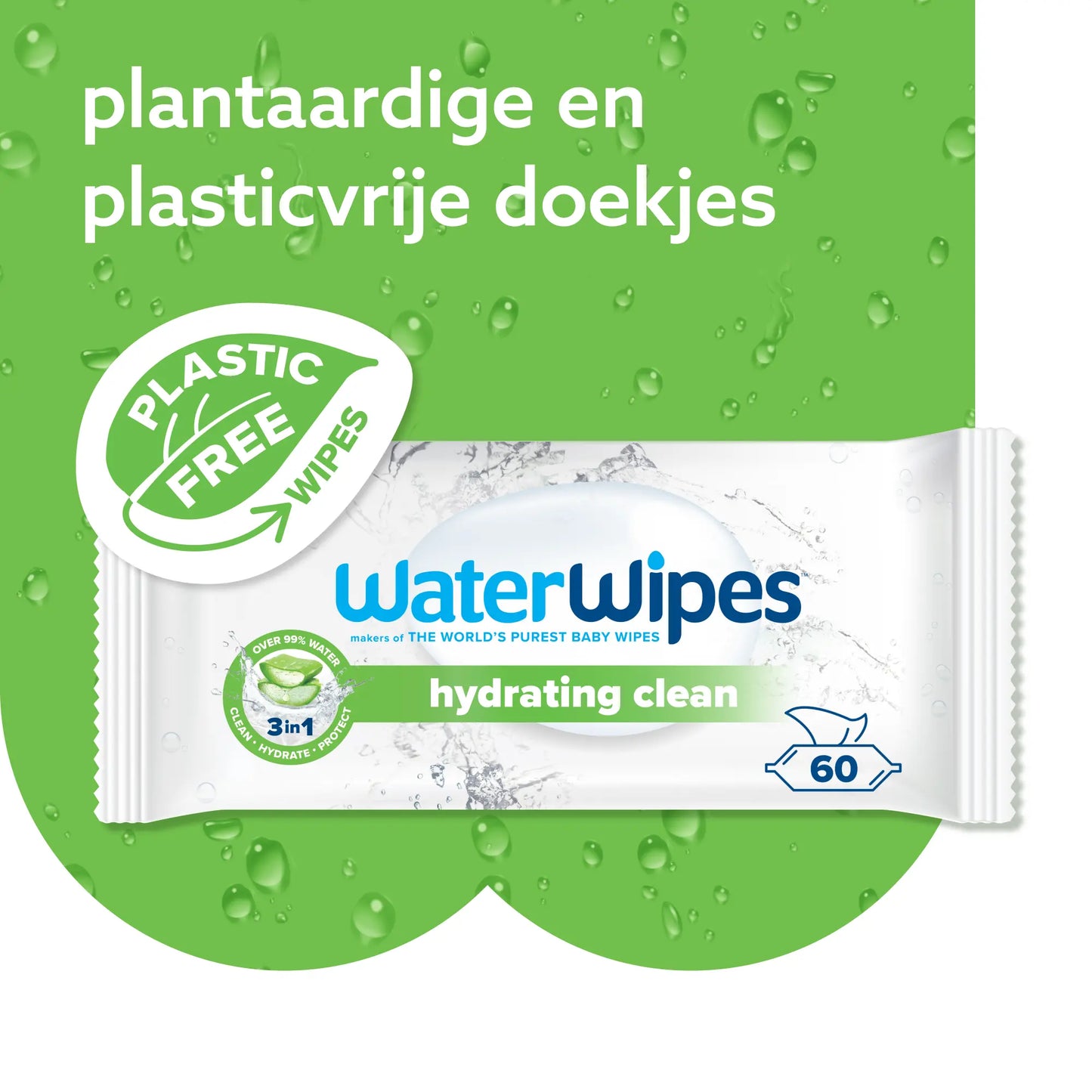 
                  
                    WaterWipes Hydraterende Doekjes Voordeelbundel (720 doekjes) Happy Earth
                  
                