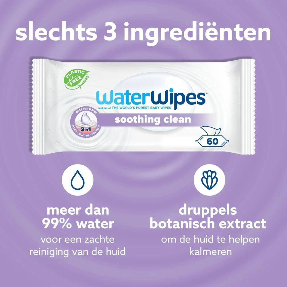 
                  
                    WaterWipes Verzachtende Reinigende Doekjes Voordeelbundel (576 doekjes) Happy Earth
                  
                