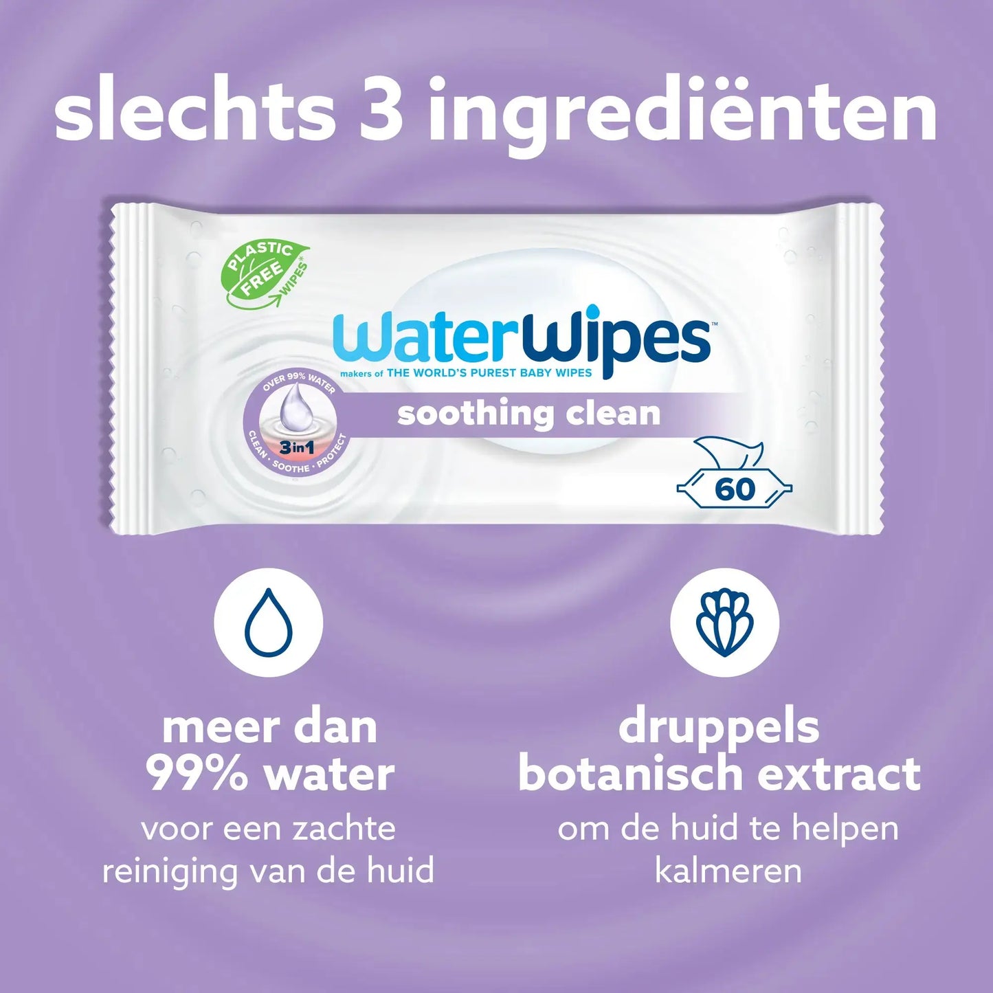 
                  
                    WaterWipes Verzachtende Reinigende Doekjes Voordeelbundel (576 doekjes) Happy Earth
                  
                