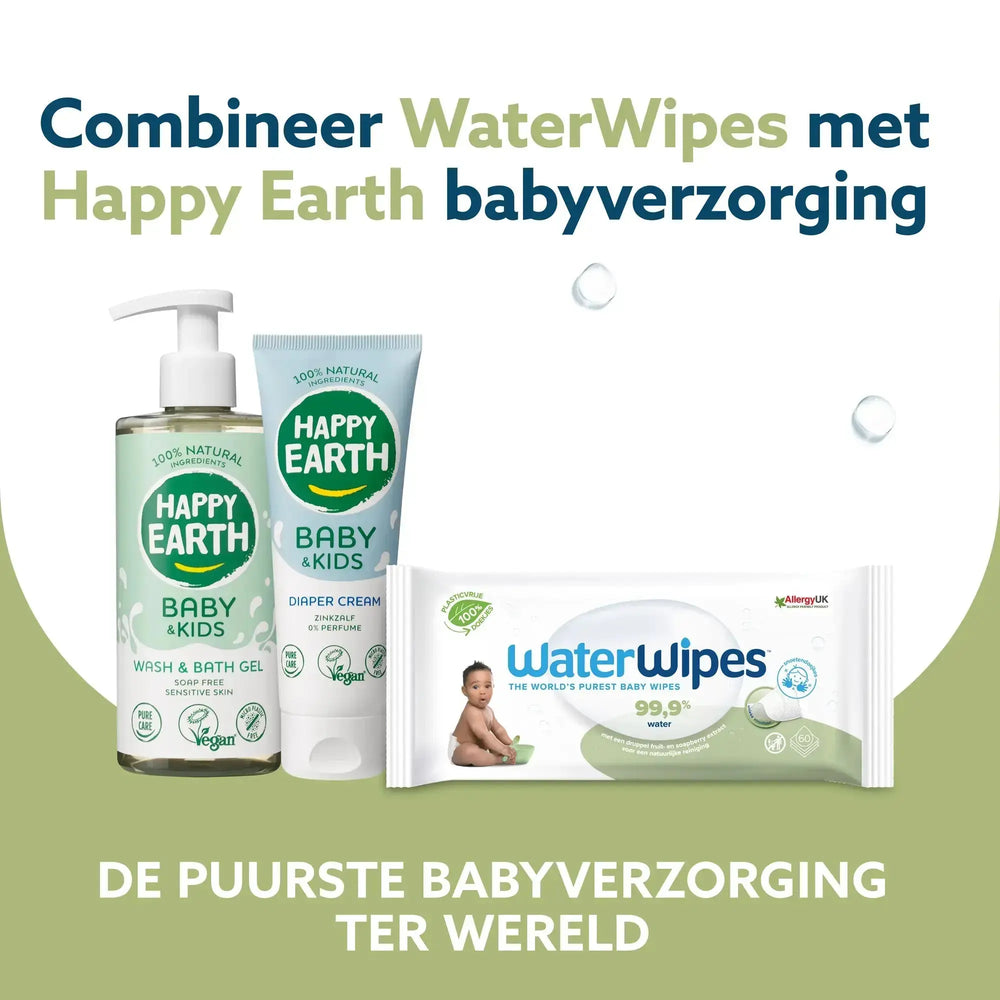 
                  
                    WaterWipes snoetendoekjes 60 stuks Happy Earth
                  
                