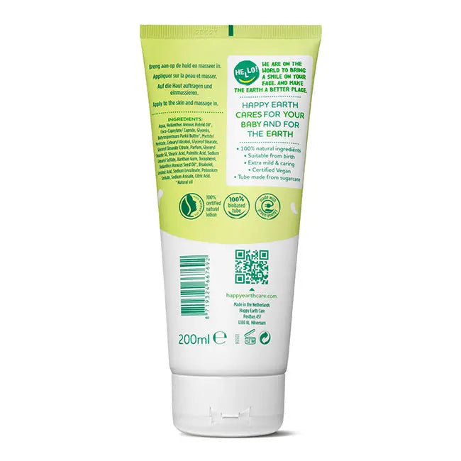 Happy Earth Zachte Body Lotion Baby & Kids 200ml - Happy Earth