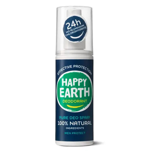 Happy Earth Natuurlijke Deodorant Spray Men Protect 100ml Happy Earth